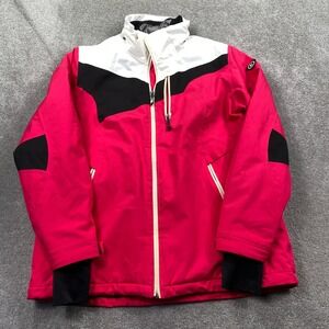 Killtec Level 5 Ski Jacket Womens 16 Pink Colorblock Waterproof Windproof Coat